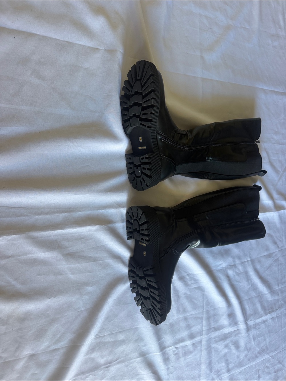 Ladies' Black Tall Side-Zip Riding Boot - Picture 7 of 8